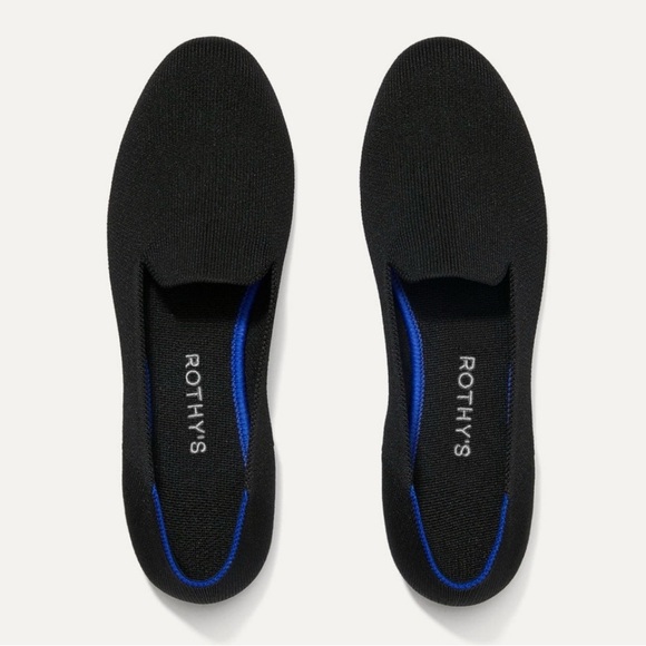 Rothy's Shoes - Rothy's Black Slip On Round Toe Loafers Women's Size 9 Washable Office Classic